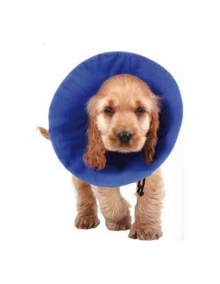 Collier de protection Isabelino pour chiens KVP EZ Soft Bleu (14-31 cm)