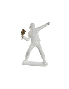 Figurine Décorative Home ESPRIT Blanc Doré 41 x 24 x 66 cm