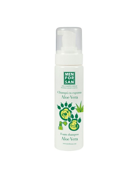 Shampooing Menforsan 200 ml Mousse Furet Rongeurs Aloe Vera