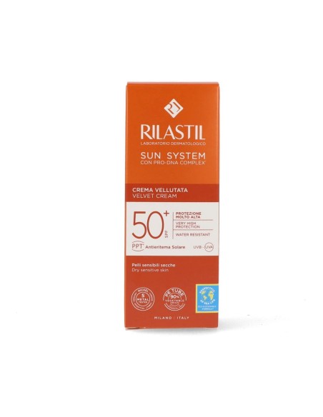 Crème Solaire Avec Couleur Rilastil Sun System SPF 50+ 50 ml