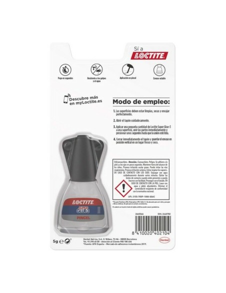 Colle Super Glue 3 Loctite Pinceau (5 gr)