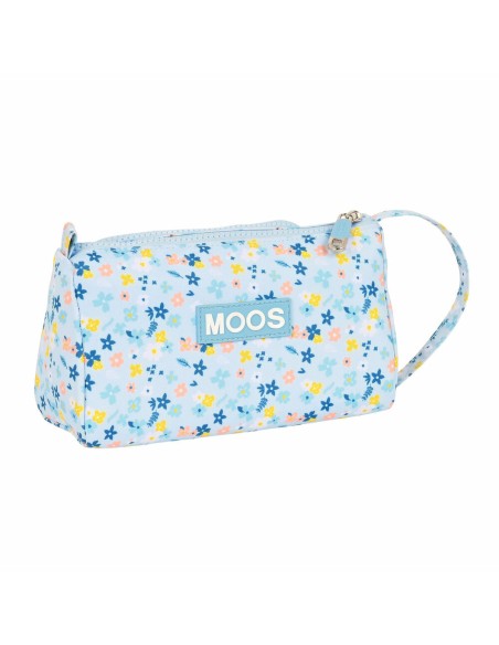 Trousse Scolaire avec Accessoires Moos Lovely Bleu (32 Pièces)