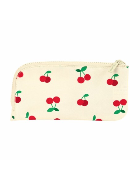 Trousse d'écolier Safta Cherry Beige (23 x 11 x 1 cm)