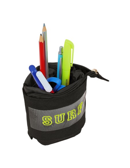 Trousse Gobelet Safta Surf Noir (8 x 19 x 6 cm)