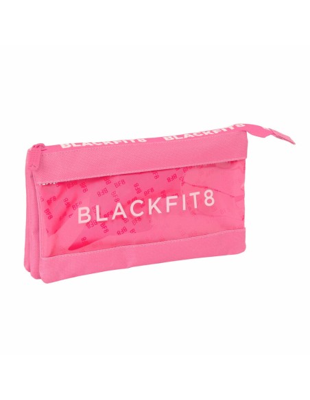 Trousse Fourre-Tout Triple BlackFit8 Glow up Rose (22 x 12 x 3 cm)