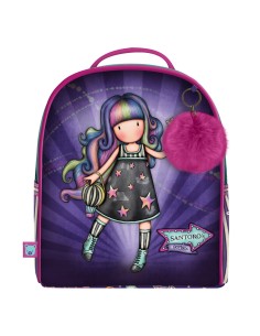 Cartable Gorjuss Up and away Violet 20 x 22 x 10 cm