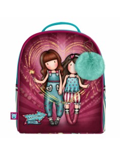 Cartable Gorjuss Fireworks Bordeaux 20 x 22 x 10 cm