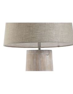 Lampe de bureau Home ESPRIT Naturel Bois de manguier 50 W 220 V 35 x 35 x 69 cm 2