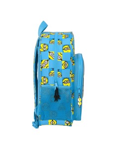 Cartable Minions Minionstatic Bleu 33 x 42 x 14 cm 2