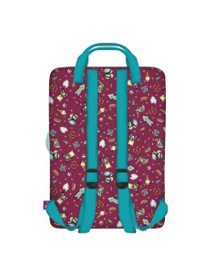 Cartable Gorjuss Fireworks Bordeaux 25 x 36 x 10 cm 2