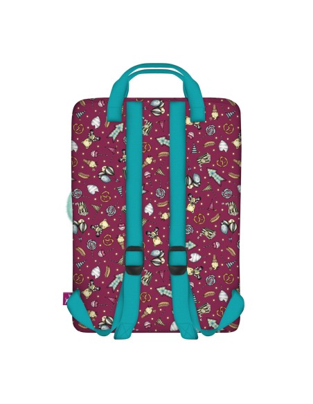 Cartable Gorjuss Fireworks Bordeaux 25 x 36 x 10 cm