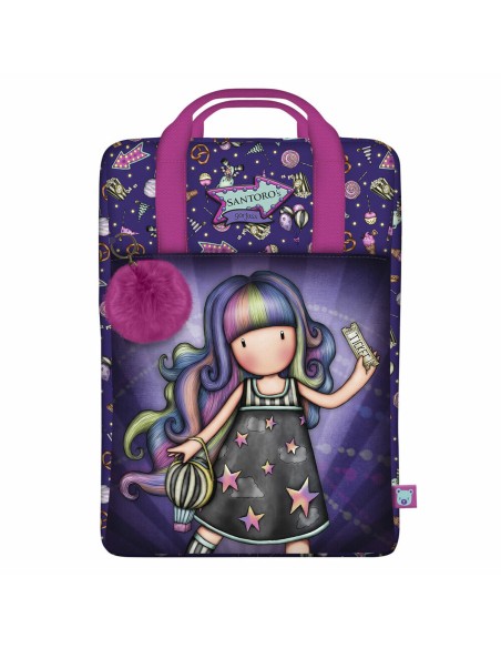 Cartable Gorjuss Up and away Violet 25 x 36 x 10 cm