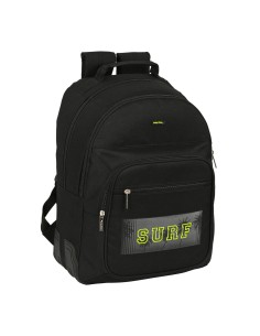 Cartable Safta Surf Noir 32 x 42 x 15 cm