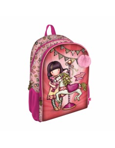 Cartable Gorjuss Carousel Saumon 31.5 x 40 x 22.5 cm