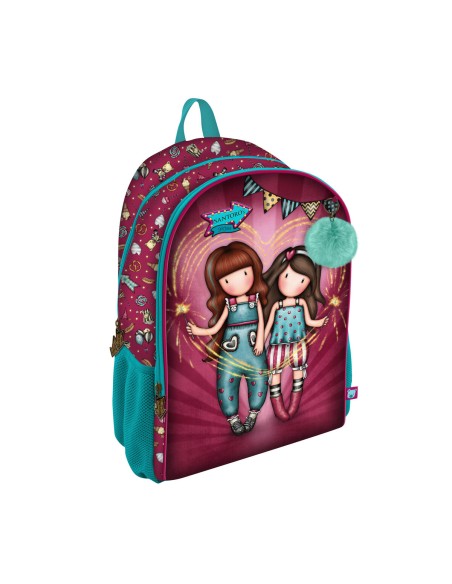 Cartable Gorjuss Fireworks Bordeaux 31.5 x 40 x 22.5 cm