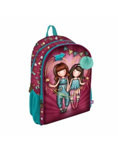 Cartable Gorjuss Fireworks Bordeaux 31.5 x 44 x 22.5 cm