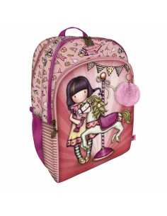 Cartable Gorjuss Carousel Saumon 34.5 x 43.5 x 22 cm