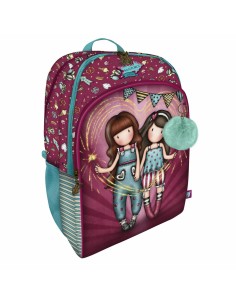 Cartable Gorjuss Fireworks Bordeaux 34.5 x 43.5 x 22 cm