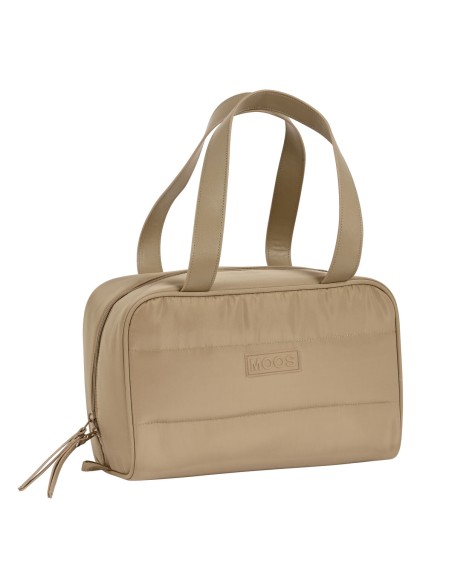 Trousse de Toilette Moos Camel Rembourré Camel 31 x 14 x 19 cm