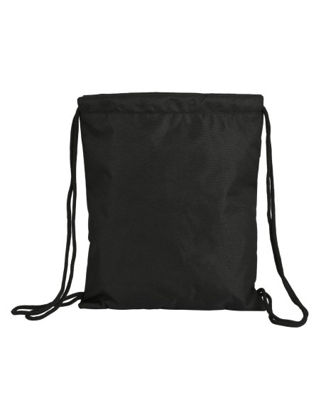 Sac à dos serré par des ficelles Sevilla Fútbol Club Teen 35 x 40 x 1 cm Noir