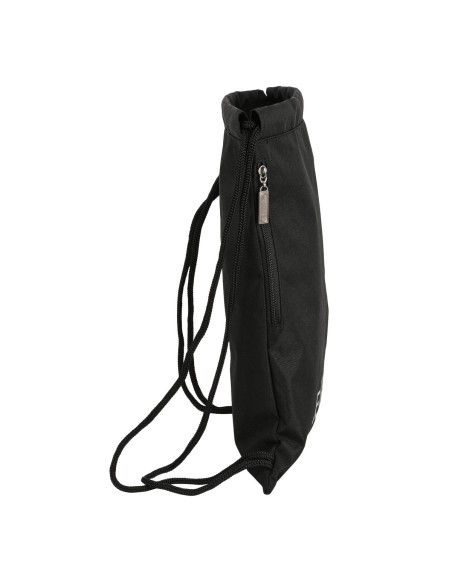 Sac à dos serré par des ficelles Sevilla Fútbol Club Teen 35 x 40 x 1 cm Noir