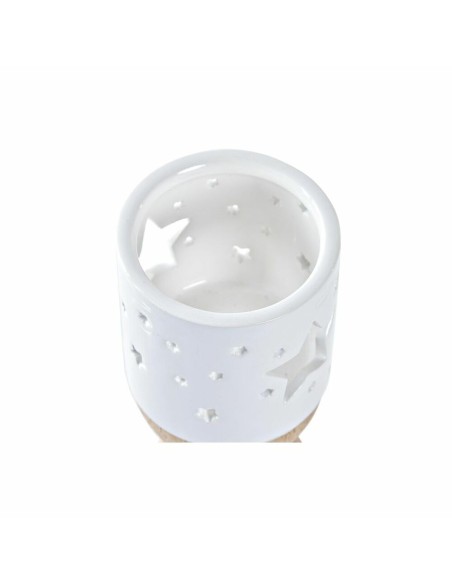 Bougeoir DKD Home Decor Étoile (6 x 6 x 14 cm)