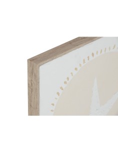 Cadre Home ESPRIT Blanc Crème méditerranéen 40 x 3 x 40 cm (4 Unités) 2