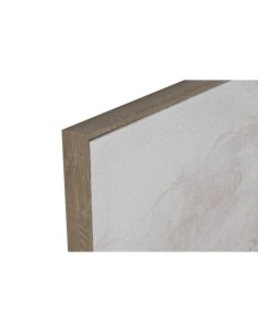 Cadre Home ESPRIT Blanc Beige Paillettes méditerranéen 60 x 3 x 90 cm (2 Unités) 2