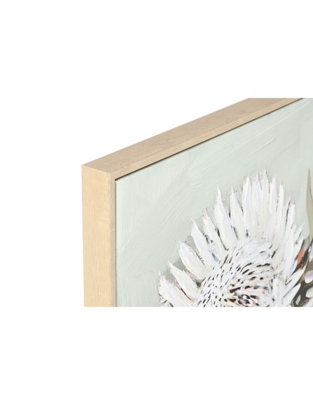 Cadre Home ESPRIT Jaune Blanc Rouge Vert Cottage 83 x 4,5 x 83 cm (2 Unités)