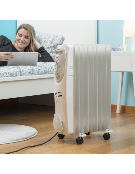 Radiateur à Huile Oinine InnovaGoods 2000 W (9 modules)