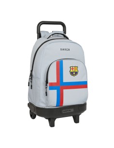 Cartable à roulettes F.C. Barcelona Gris (33 x 45 x 22 cm)