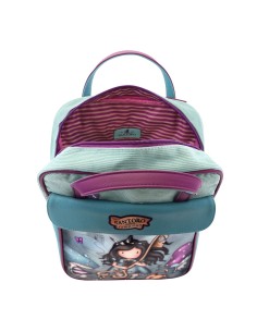 Sac à dos Gorjuss Curiosity Gris Vert (27 x 10 x 37 cm) 2