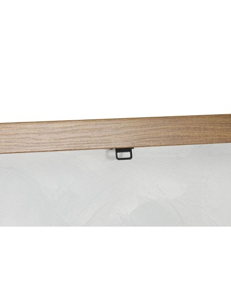 Cadre Home ESPRIT Blanc Marron Gris Eléphant Colonial 80 x 3,5 x 80 cm (2 Unités)