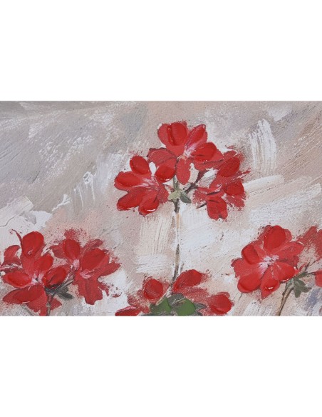 Cadre Home ESPRIT Blanc Marron Rouge Cottage 40 x 3 x 50 cm (4 Unités)