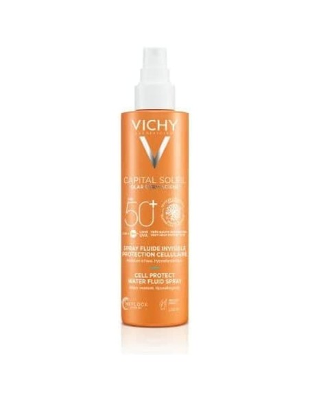 Crème Solaire pour le Corps en Spray Vichy Capital Soleil Spf 50+ 200 ml