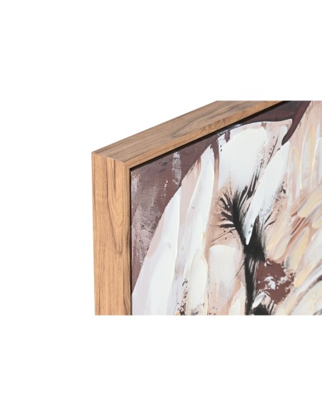 Cadre Home ESPRIT Marron Gris Eléphant Colonial 60 x 3,5 x 90 cm (2 Unités)