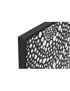 Cadre Home ESPRIT Blanc Noir Abstrait Moderne Laqué 60 x 3,5 x 80 cm (2 Unités) 2