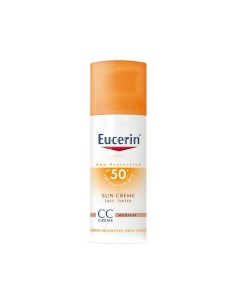 Crème Solaire Avec Couleur Eucerin Photoaging Control Cc Sun Cream Medium Moyen Spf 50 Spf 50+ 50 ml