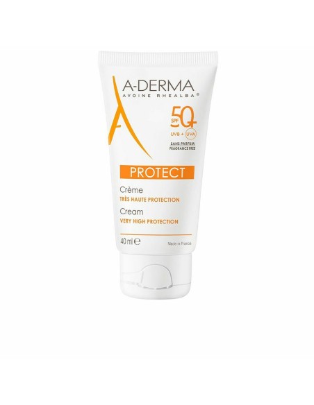Crème solaire A-Derma Protect Spf 50+ 40 ml Sans parfum Crème solaire A-Derma Protect Spf 50+ 40 ml Sans parfum