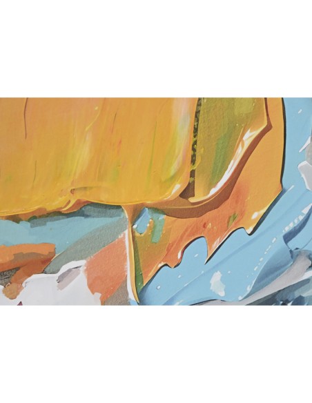 Cadre Home ESPRIT Abstrait Urbaine 122,5 x 3,5 x 82,5 cm (2 Unités)