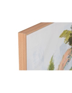 Cadre Home ESPRIT Bleu Vert Palmiers Tropical 120 x 3,5 x 90 cm (2 Unités) 2