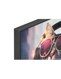 Cadre Home ESPRIT Moderne Chat 50 x 3,5 x 50 cm (2 Unités) 2