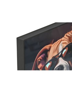 Cadre Home ESPRIT Bleu Marron Rouge Moderne Chien 50 x 3,5 x 50 cm (2 Unités) 2