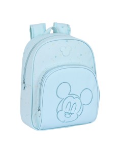 Cartable Mickey Mouse Clubhouse Baby Bleu clair 28 x 34 x 10 cm