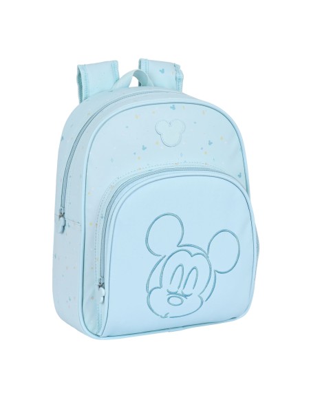 Cartable Mickey Mouse Clubhouse Baby Bleu clair 28 x 34 x 10 cm
