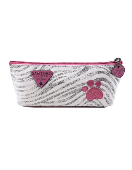 Trousse d'écolier Gorjuss Ruby wild Gris (22.3 x 8.8 x 5.7 cm)