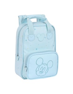 Cartable Mickey Mouse Clubhouse Bleu clair 20 x 28 x 8 cm