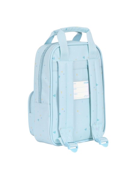 Cartable Mickey Mouse Clubhouse Bleu clair 20 x 28 x 8 cm
