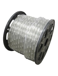 Tuyau d'arrosage LED EDM 71492 Flexiled Transparent Vert tendre Lumière chaude 12 m 8 Fonctions