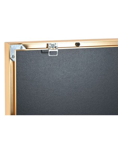 Cadre Home ESPRIT Noir Doré Africaine 80 x 3,5 x 80 cm (2 Unités)